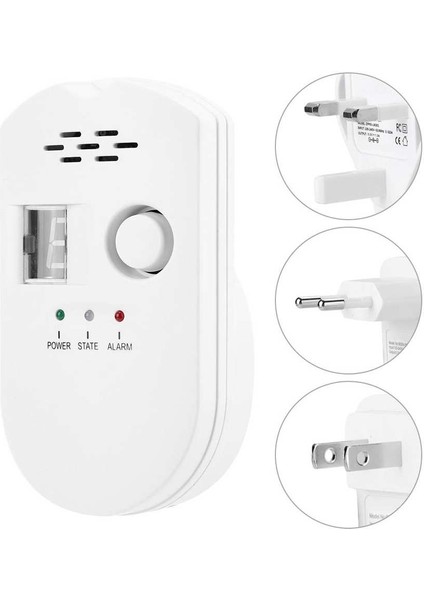 Ac 110-240 V Gaz Abs Beyaz Mutfak Gaz Alarmı Dijital Gaz Dedektörleri Gaz Analizörü Abd Ingıltere Ab Tak (Yurt Dışından) fırsatları