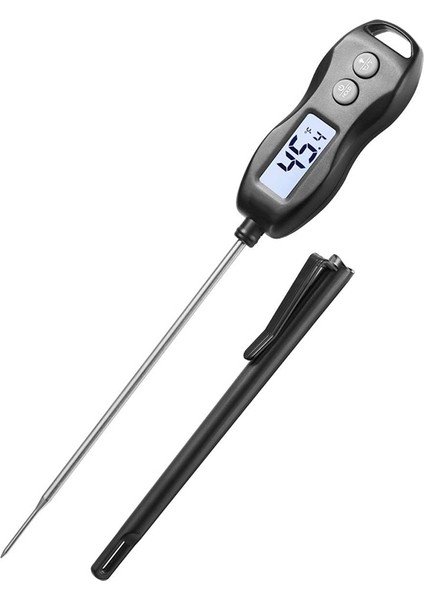 Anında Okuma Dijital Et Termometresi Gıda Pişirme Termometresi Mutfak Fırın Barbekü Izgara Sigara Içen Türkiye Şeker B (Yurt Dışından)