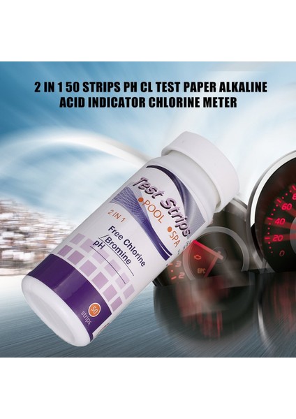 In 1 50 Şeritler Ph cl Test Kağıdı Alkali Asit Göstergesi Klor Ölçer Su Idrar Tükürük Turnusol Test Ölçümü (Yurt Dışından) fiyatları