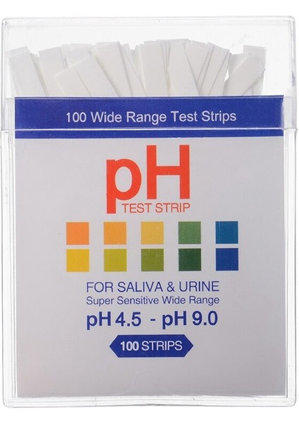 100 Şerit/paket Ph Test Şeritleri Tam Ph Ölçer Denetleyicisi 1-14ST Gösterge Turnusol Kağıdı Su Asitliği ve Alkalinite Kiti (Yurt Dışından) fiyatları
