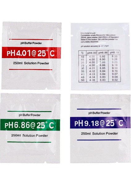 3 Adet/grup Ph Test Ölçer 4.01 6.86 9.18 Kalibrasyon Noktası Ph Tampon Tozu Ölçü Kalibrasyon Çözümü Ph Test Ölçer (Yurt Dışından) fiyatları