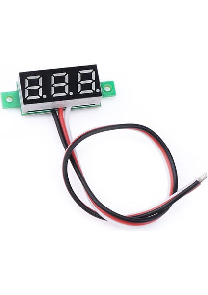 Kırmızı LED Panel Ekran Dijital Voltmetre Küçük 0.36 Inç Dc 0~~100V 12V Araba Otomotiv Monitör Gerilim Ölçer Ölçer (Yurt Dışından)