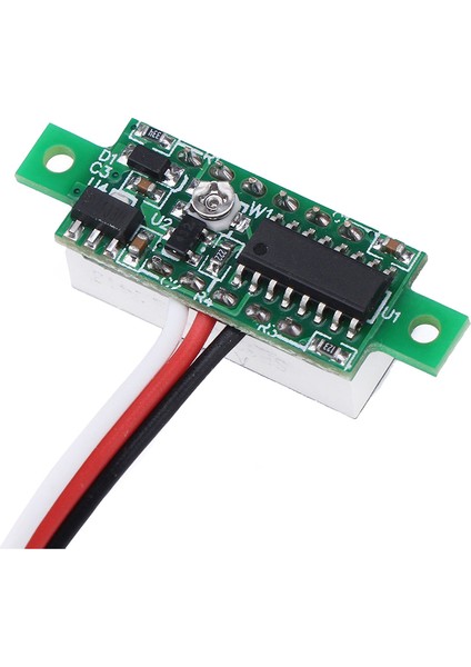 Kırmızı LED Panel Ekran Dijital Voltmetre Küçük 0.36 Inç Dc 0~~100V 12V Araba Otomotiv Monitör Gerilim Ölçer Ölçer (Yurt Dışından) modelleri