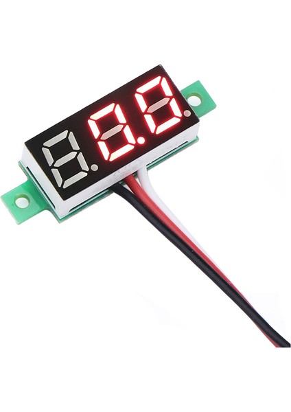 Kırmızı LED Panel Ekran Dijital Voltmetre Küçük 0.36 Inç Dc 0~~100V 12V Araba Otomotiv Monitör Gerilim Ölçer Ölçer (Yurt Dışından) fırsatları