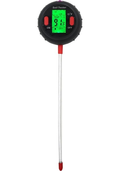 3 In1/4 In 1/5 In 1 Ph Ölçer Toprak Test Cihazı Toprak Nem Monitörü Güneş Işığı Sıcaklık Test Cihazları Asitlik Alkali Test Aracı Bahçe Için (Yurt Dışından)
