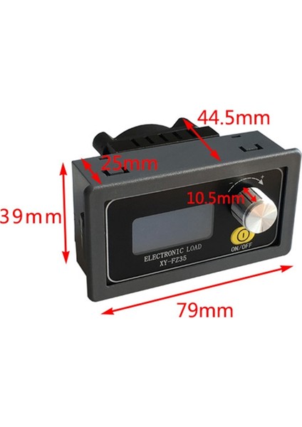 Dijital Kapasite Test Cihazı Voltmetre Ayarlanabilir Sabit Akım Elektronik Yük Şarj Cihazı Test Cihazları (Yurt Dışından)