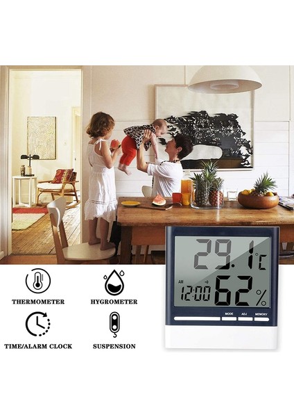 Ev Için Dijital Higrometre Kapalı Termometre, Yüksek Doğruluklu Nem Ölçer Oda Termometresi Higrometre Ölçer 1 Adet (Yurt Dışından) indirimleri
