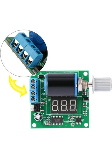 DC12V 24V Ayarlanabilir Dijital Sinyal Jeneratörü Modülü Analog Kare Alıcı-Verici Akım LED Ekran Kompakt 4-20MA (Yurt Dışından) fiyatları