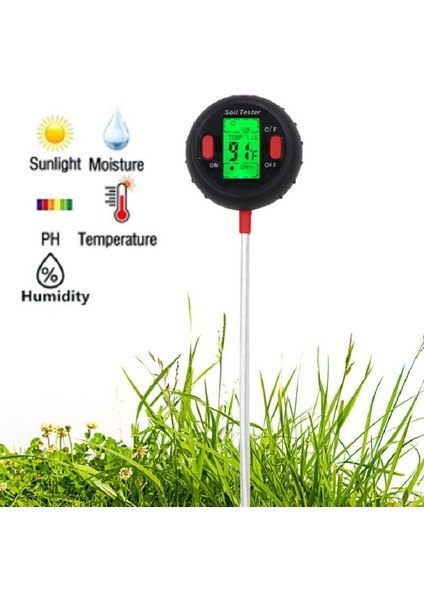 3 In1/4 In 1/5 In 1 Ph Ölçer Toprak Test Cihazı Toprak Nem Monitörü Güneş Işığı Sıcaklık Test Cihazları Asitlik Alkali Test Aracı Bahçe Için (Yurt Dışından) fiyatları