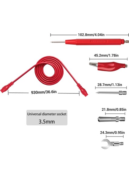 16 Adet Multimetre Test Probu Test Kabloları Kiti Test Tellerini Değiştirin Probları Dijital Multimetre Timsah Klipleri U Tipi Prob (Yurt Dışından) modelleri