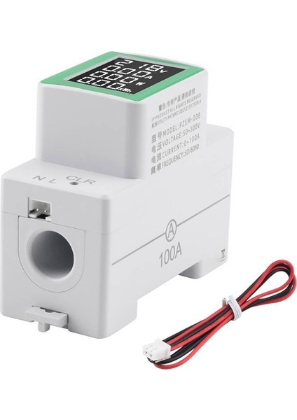 Dijital Ekran Çok Fonksiyonlu Ray Ölçer Gerilim ve Akım Ölçer AC50-300V/100A Elektrik Miktarı Test Cihazı (Yurt Dışından)
