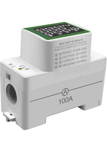 Dijital Ekran Çok Fonksiyonlu Ray Ölçer Gerilim ve Akım Ölçer AC50-300V/100A Elektrik Miktarı Test Cihazı (Yurt Dışından) indirimleri