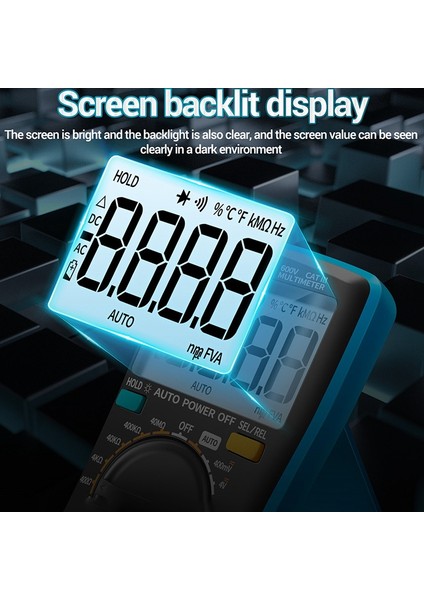 Jaerbee Aneng AN113C Dijital Multimetre 4000 Sayım True Rms LCD Ekran Ac ve Dc Test Cihazı Gerilim Voltmetre Ampermetre Voltmetre (Yurt Dışından) indirimleri