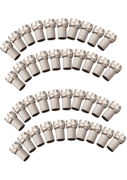 40 Adet Cctv Rg6 F-Tipi Twist-On Koaksiyel Koaksiyel Kablo Rf Konektörü Erkek (Yurt Dışından)