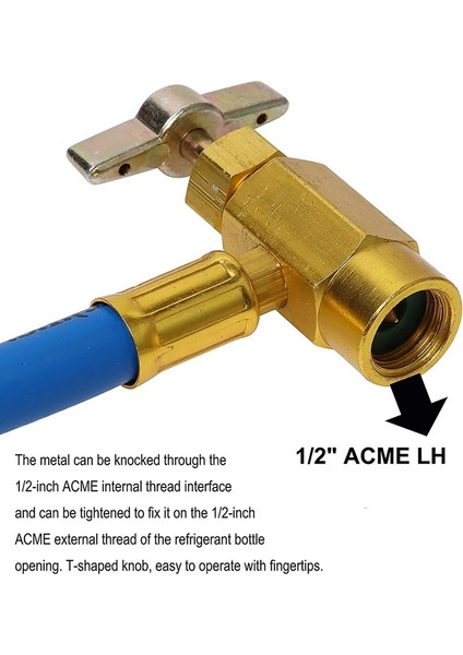 R1234YF Şarj Hortumu KITI,R-1234YF Şarj Hortumu ve ÖLÇER,R1234YF Alçak Taraf Hızlı Bağlantı Adaptörü,1/2 Acme Lh Konserve Açacağı (Yurt Dışından) indirimleri