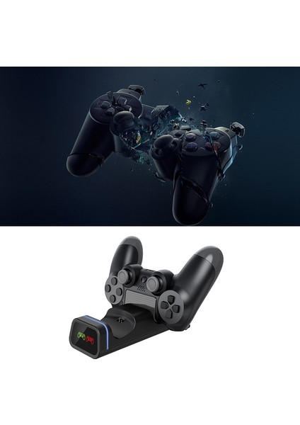Ps4/ince/pro Kablosuz Denetleyici Şarj Cihazı Kolu Şarj Tabanı Braketi Ps4 Için Şarj Regülatörü, Siyah (Yurt Dışından) fiyatları