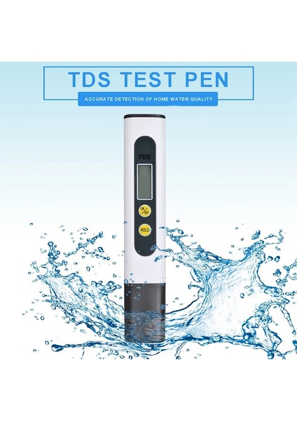 Su Test Cihazı Taşınabilir Dijital Tds Su Test Cihazı Hidroponik Su Test Kalemi Akvaryum Havuz Suyu Monitörü (Yurt Dışından)