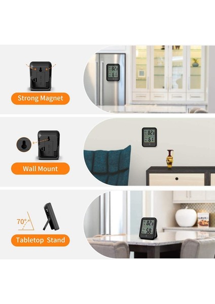 Oumery 2 Adet Oda Termometresi Dijital Higrometre Nem Ölçer Göstergesi Kapalı Sıcaklık ve Nem Monitörü Arkadan Aydınlatmalı (Yurt Dışından) fırsatları