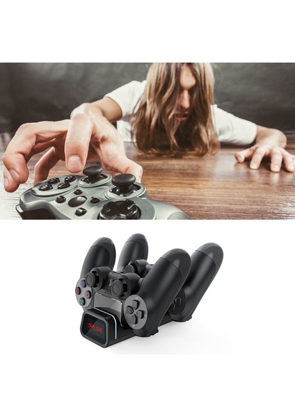 Ps4/ince/pro Kablosuz Denetleyici Şarj Cihazı Kolu Şarj Tabanı Braketi Ps4 Için Şarj Regülatörü, Siyah (Yurt Dışından) indirimleri