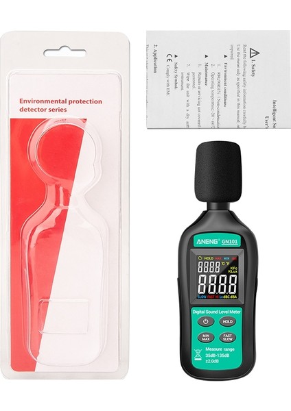 Aneng GN101 Dijital Gürültü Ölçer Ölçümü 35-135 Db Akıllı Ses Seviyesi Ölçer Desibel Monitör Logger Teşhis Aracı (Yurt Dışından)