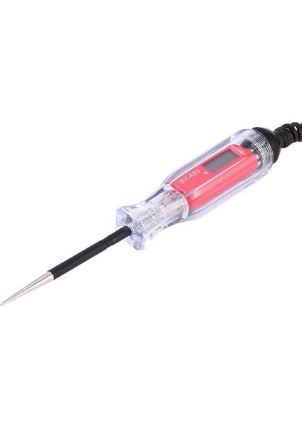 Adet Araba Gerilim Test Kalemi Bahar Dc 3-48V Şeffaf Araba Kamyon Motosiklet Lambası Elektrikçi Test Kalemi (Yurt Dışından) fırsatları