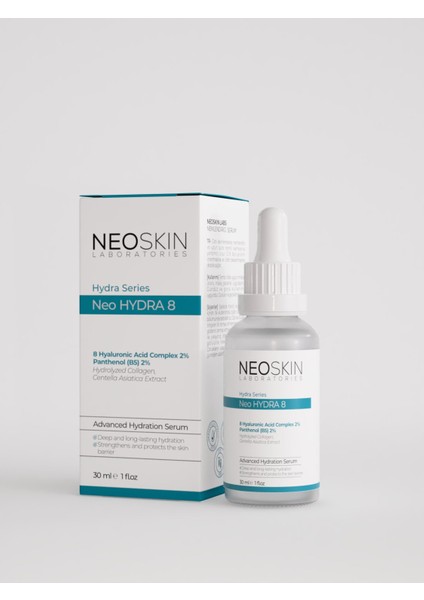 Hydra 8 - Derinlemesine Nemlendirici ve Yenileyici Serum (Hyalüronik Asit%2 + Pantenol%2)