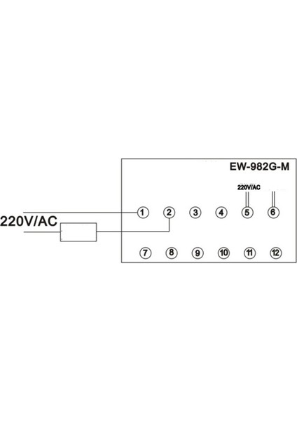 Ewelly EW-982G-M Buzzer Sıcaklık Kontrol Cihazı ile Elektronik Geri Sayım Dijital Ekran Zamanlayıcısı (Yurt Dışından)