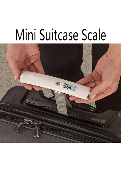 Lkpcıgcxm LED Ekran Denge Ölçeği Mini Dijital El Düzenlenen 50KG 10G Balık Oltası Asmak Ölçeği Elektronik Tartı Bagaj Ölçeği (Yurt Dışından)