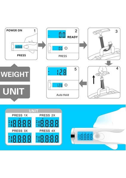 Lkpcıgcxm LED Ekran Denge Ölçeği Mini Dijital El Düzenlenen 50KG 10G Balık Oltası Asmak Ölçeği Elektronik Tartı Bagaj Ölçeği (Yurt Dışından) modelleri