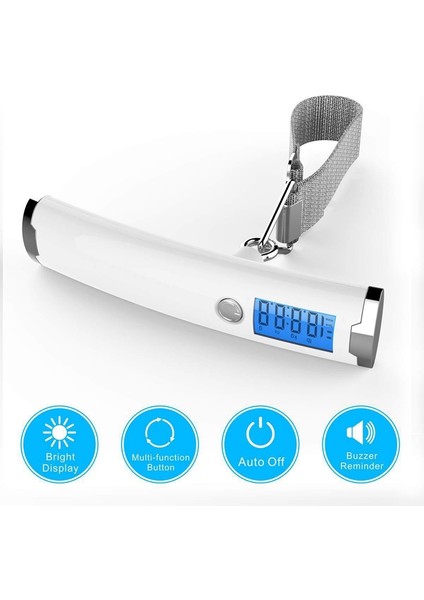 Lkpcıgcxm LED Ekran Denge Ölçeği Mini Dijital El Düzenlenen 50KG 10G Balık Oltası Asmak Ölçeği Elektronik Tartı Bagaj Ölçeği (Yurt Dışından) fırsatları