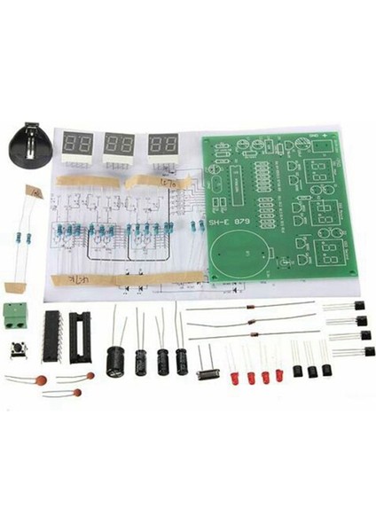 Takım AT89C2051 6 Dijital LED Ekran Elektronik Saat Dıy Kiti ve 2 Adet Xh W1209 Dc 12 V Isı Soğuk Sıcaklık Kontrol Anahtarı (Yurt Dışından) modelleri