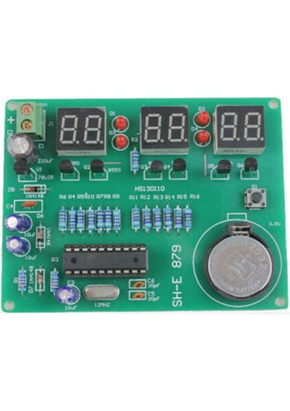 Takım AT89C2051 6 Dijital LED Ekran Elektronik Saat Dıy Kiti ve 2 Adet Xh W1209 Dc 12 V Isı Soğuk Sıcaklık Kontrol Anahtarı (Yurt Dışından) fırsatları