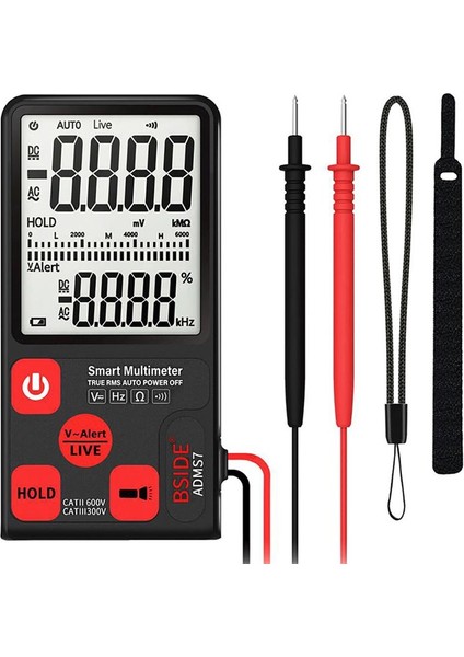 Bsıde ADMS7CL Büyük Ekran Multimetre Otomatik Ultra-Ince Multimetre (Yurt Dışından) indirimleri