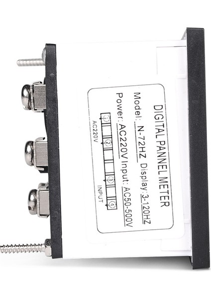 Sınotımer N-72Hz Frekans Sinyal Göstergesi Kare LED Dijital Ekran Frekans Hz Metre 3-120Hz Elektrik Hertz Metre Test Cihazı (Yurt Dışından) indirimleri