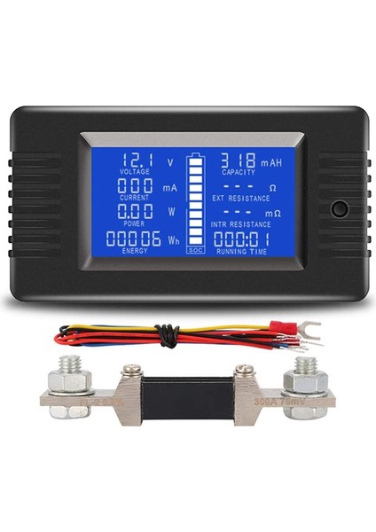 Test Cihazı Dc Gerilim Akım Kapasitesi Dahili Harici Direnç 300A Şantlı Artık Elektrik Sayacı (Yurt Dışından)