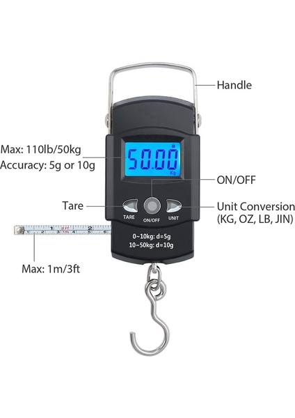 Pembe Açık Spor Balıkçılık Şemsiye Şapka Şapkalar 50KG x 0.01KG Elektronik Dijital Teslim Mini Cep Ölçeği (Yurt Dışından) indirimleri