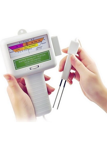Klor Su Kalitesi Monitör Ölçer Taşınabilir Ev Yüzme Havuzu Akvaryum Ph Ölçer Test Araçları PC-101 Ph Test Cihazı Taşınabilir Cl2 #2^ (Yurt Dışından) modelleri