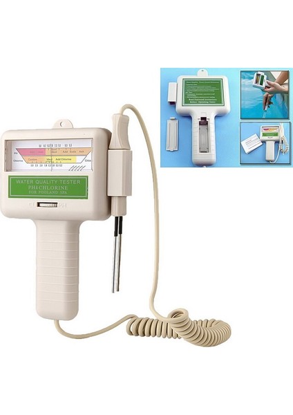 Klor Su Kalitesi Monitör Ölçer Taşınabilir Ev Yüzme Havuzu Akvaryum Ph Ölçer Test Araçları PC-101 Ph Test Cihazı Taşınabilir Cl2 #2^ (Yurt Dışından) indirimleri