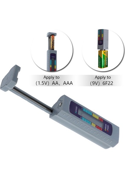 1,5V 9V Pillerin ve Şarj Edilebilir Pillerin Şarj Durumu Için Dijital Ekran Test Cihazı (Aaa, Aa, 6F22) (Yurt Dışından) modelleri