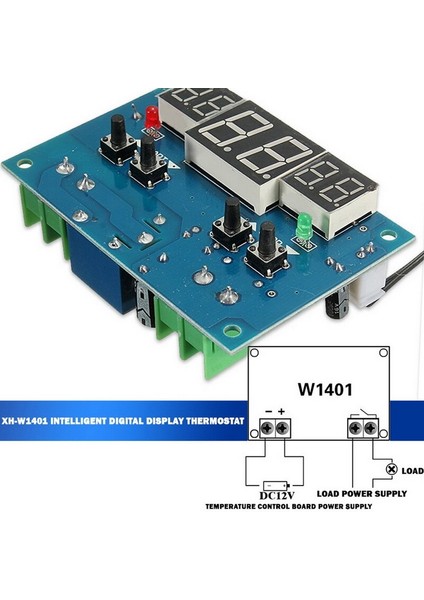 XH-W1401 Akıllı Dijital Termostat Sıcaklık Kontrol Anahtarı Sensör Modülü, Ntc Sensörlü (Yurt Dışından)