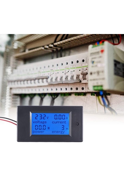 Adet Ampermetre Voltmetre Ac 0-100A 80-260V Dijital Elektrik Sayacı Voltmetre, Akım Test Cihazı Enerji Ölçer (Yurt Dışından) modelleri
