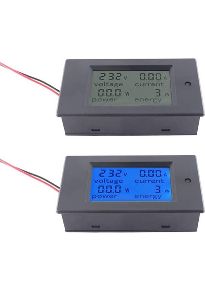 Adet Ampermetre Voltmetre Ac 0-100A 80-260V Dijital Elektrik Sayacı Voltmetre, Akım Test Cihazı Enerji Ölçer (Yurt Dışından) indirimleri
