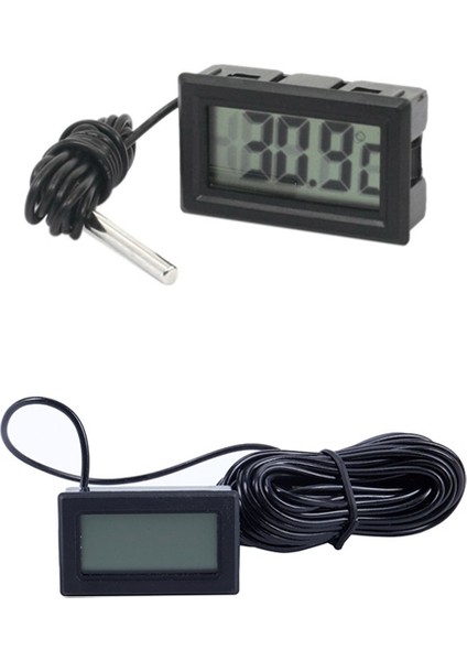 Adet Su Geçirmez Sıcaklık Mini Dijital Termometre Çoğu Parça, -50 Ila +70 Santigrat ve -40 + 110 Santigrat (Yurt Dışından)