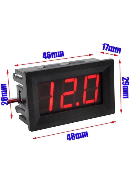 315 Adet Hızlı Ekleme 2.8mm 4.8mm 6.3mm Tel Tel Sıkma Terminal Bloğu ve 1 Adet 0.56 Inç Mini Dc 0V-30V Voltmetre (Yurt Dışından)