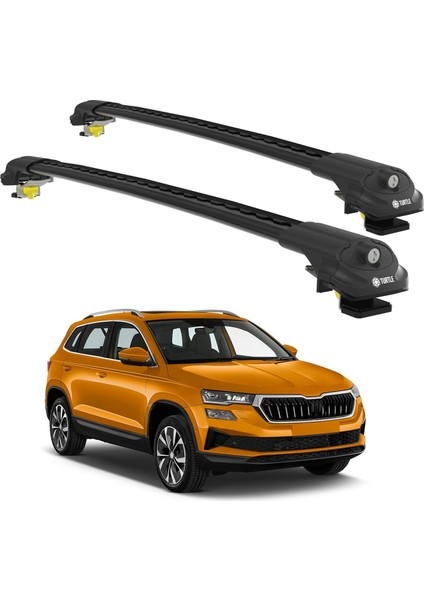 Skoda Karoq 2017-2023 Turtle Air1 Ara Atkı Siyah