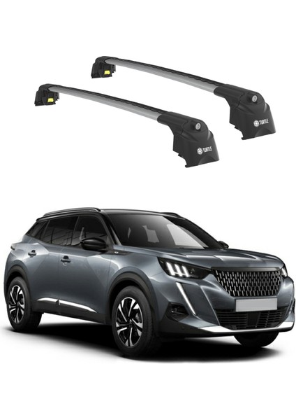 Peugeot 2008 2020-2023 Turtle Air2 Ara Atkı Gri