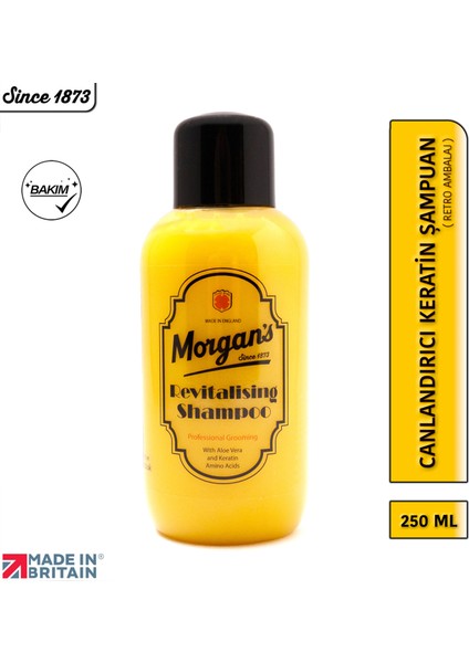 Revitalising Shampoo Retro Yellow - Canlandırıcı Keratin Şampuanı 250 ml