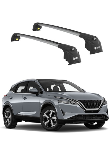 Nissan Qashqai (J12) 2021-2023 Turtle Air2 Ara Atkı Gri