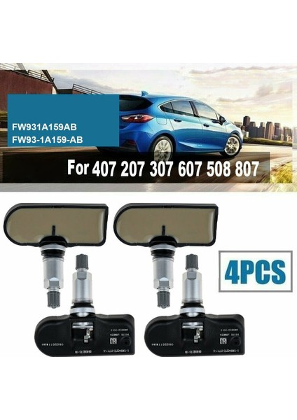 9681102280 Lastik Basıncı Sensörü Tpms 433MHZ Peugeot 407 207 307 607 508 807 Citroen C4 5 6 7 8 Lastik Basıncı Sensörü (Yurt Dışından)