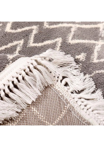 Rodos 4908A Geometrik Desen Yuvarlak Iskandinav Tarzı Halı indirimleri